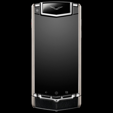 Vertu Ti Titanium Black Leather